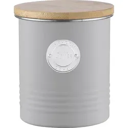TYPHOON LIVING  Vorratsbehälter Kaffee, pastellgrau, 1 Liter - Grau