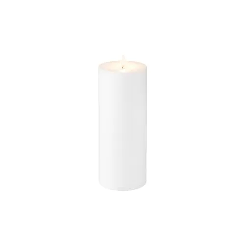 Blomus Noca LED Kerzen XL White - 25 cm - Elegante LED Kerze aus langlebigem Kunststoff, ideal für Innen- und Außenbereich. Mit praktischer Timer-Funktion für gemütliche Atmosphäre.