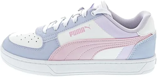 Puma Caven 2.0 Block Jr - Stylische Sneaker für Kids in Blau, Größe 38 - Sneaker für Kinder, inspiriert von 90er College-Styles, mit SoftFoam+ Einlegesohle für optimalen Komfort und Dämpfung. Hergestellt aus recycelten Materialien für eine bessere Zukunft.
