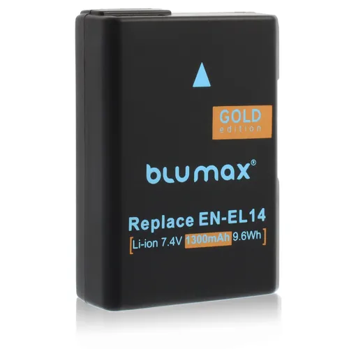 Blumax Akku passend für Nikon EL-EL14  D3300  D5500 D5600 P7700 P7800 1300 mAh