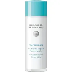 HILDEGARD BRAUKMANN Professional Hyaluron Repair Creme Nacht, 50ml - Gesichtspflege mit Hyaluronsäure für intensive Feuchtigkeitsversorgung und Faltenreduzierung. Ideal für eine straffere und zartere Haut über Nacht.