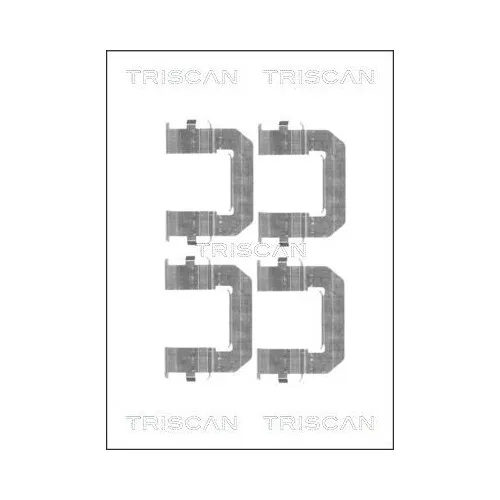 Triscan Zubehörsatz, Scheibenbremsbelag 8105 241609