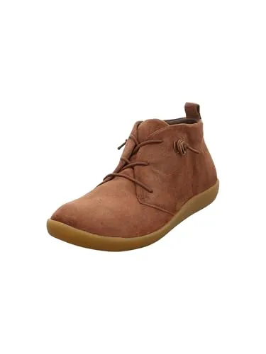Think Schnürschuhe Nature 972-3010 in Braun - Bequeme Schnürschuhe mit elastischer Sohle und extra viel Platz für die Füße. Ideal für den täglichen Einsatz, aus hochwertigem Velourleder und mit umweltfreundlicher Bettung.