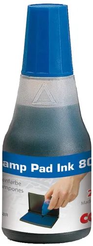 COLOP Stempelfarbe "801" für Stempelkissen 25 ml blau