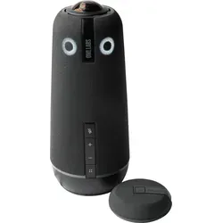 Owl Labs Meeting Owl 4+ mit Expansion Mic - Erweitere den Audiobereich der Owl Labs Meeting Owl 4+ von 5,5 auf 8 Meter. Ideal für große Konferenzräume! Die 360-Grad-Kamera sorgt für scharfe Bilder und die KI-Software hebt die Stimme des Sprechers hervor.