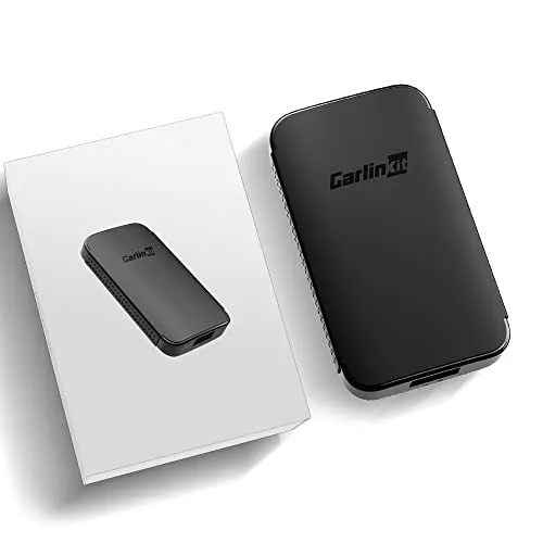 Carlinkit Android Auto Drahtloser Adapter, Für OEM Kabelgebundene Android Auto Fahrzeuge, Echte Drahtlose Verbindung, Plug-and-Play, Nur Für Android Handys, Online-Nachrichten/Karten/Musik...