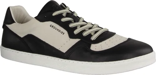 GROUNDIES® Nova Special Sneaker Men - Schwarz Weiß 43 - Sneaker in Sonderedition mit anatomischer Zehenbox und Nullabsatz für optimalen Tragekomfort. Hochwertige Materialien und rutschfeste Sohle machen ihn zum perfekten Begleiter.