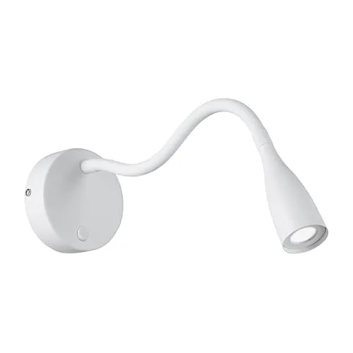 EGLO LED Wandlampe Olivandino – Flexible Schwanenhals Leselampe - Die elegante Wandlampe mit flexiblem Arm ermöglicht gezielte Beleuchtung für gemütliche Leseabende. Ideal für Schlafzimmer oder Homeoffice, bietet sie warmweißes Licht für eine angenehme Atmosphäre.