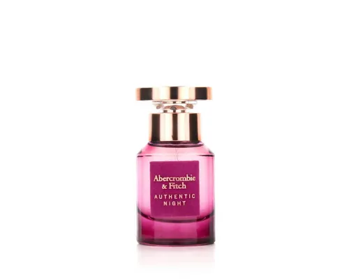 Abercrombie & Fitch Authentic Night Women Edp Spray 30 ml - Damenduft mit blumigem Chypre-Aroma, ideal für selbstbewusste Frauen, die ihre Weiblichkeit feiern. Entdecken Sie den verführerischen Duft aus schwarzer Johannisbeere, Tuberose und Patschuli!