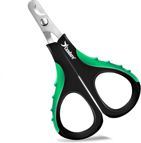 Candure Katzennagelknipser Für Haustiere Fachmann Klauenpflege Katzennagelschere Für Hunde, Kaninchen, Welpe, Ratten- Rostfreier Stahl Klauenschneider Mit Schärfsten Klingen