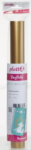 plottiX Vinylfolie permanent 31,50 cm x 1 m gold PL0502030