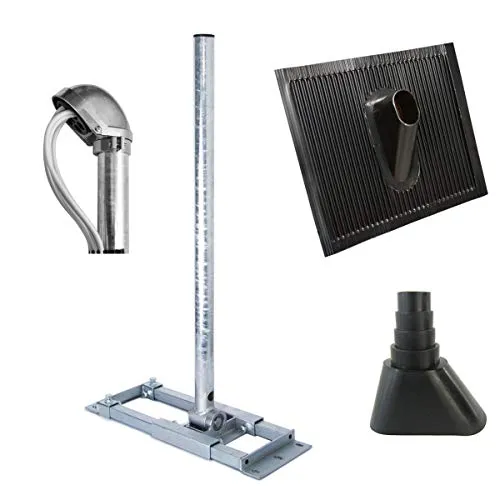 Premium X Deluxe X90-48 Dachsparrenhalter 90 cm - Halterungen für Satellitenschüsseln - Hochwertige und stabile Montage-Lösung für SAT-Antennen, auch bei Wind und Sturm. Einfache Montage und Kabeldurchführung für bis zu 12 Koaxialkabel.