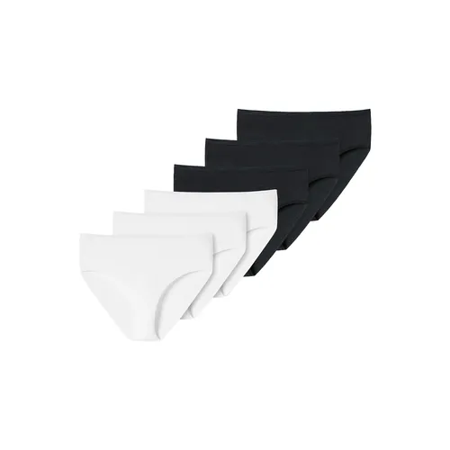 uncover by SCHIESSER Midislip Multi (6-St) bunt|schwarz Größe M - Hochwertige Midis aus 95% Baumwolle, ideal für den täglichen Tragekomfort. Mit 6 Stück im Set bietet dieser Slip eine perfekte Passform und ist pflegeleicht bei Maschinenwäsche.