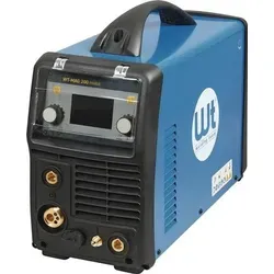 WT Welding Team MIG/MAG-Schweißanlage WT-MAG 200 mobil - MIG/MAG-Schweißanlage ohne Zubehör, stufenlos einstellbar mit einem Schweißstrombereich von 25-200 A, ideal für mobile Anwendungen und vielseitige Schweißprojekte.