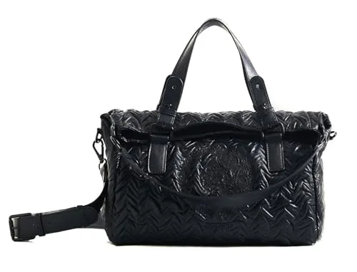 Desigual Damen Bols_azalea Loverty 2.0 Hand Bag - Umhängetaschen – Stilvolle Handtasche in Lederoptik mit praktischer Handy-Tasche und einzigartigem Mandala-Design für modebewusste Frauen.
