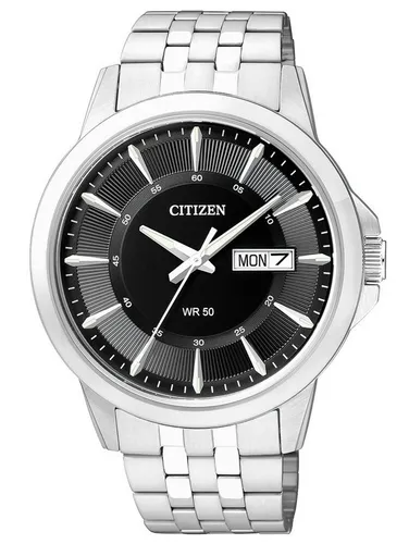 Citizen Herrenuhr Quarz BF2011-51 mit Edelstahl Gliederband - Armbanduhren mit elegantem Design, wasserdicht bis 5 ATM und hochwertigem Quarzwerk für präzise Zeitmessung.