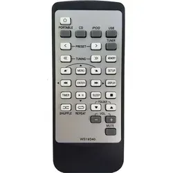 Yamaha Ersatz Fernbedienung MCR-040, MCR-140, CRX-040, CRX-140, WS19340 - Fernbedienung für Yamaha HiFi Systeme, sofort einsatzbereit ohne Installation, alle Funktionen verfügbar, ideal für unkomplizierte Nutzung.