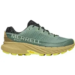 Merrell Trail-Laufschuhe Agility Peak 5 GTX (wasserdicht, Rock Plate) tealgrün/beige Herren