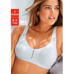 petite fleur T-Shirt-BH (Packung, 2 Stück) ohne Bügel aus Baumwolle weiß 100