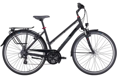 Pegasus Solero SL 24 Damen Trapez schwarz 2026 – 28" – 60 cm - Elegantes Damenfahrrad mit Trapezrahmen, ideal für entspannte Fahrten und stilvolle Mobilität im Alltag.