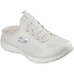 Skechers SUMMITS-SIMPLY SWEET Sabot Freizeitschuh, Sommerschuh, Hausschuh mit weicher Innensohle beige 35 EU
