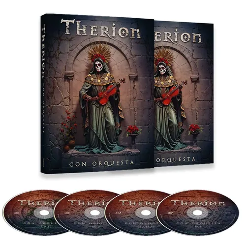 THERION - Con Orquesta - 2-CD + DVD + Blu-Ray Disc im A5 Digipak - Erleben Sie die beeindruckende Musik von Therion mit dieser einzigartigen Sammlung aus 2-CD, DVD und Blu-Ray. Ideal für Musikliebhaber und Sammler, die hochwertige Unterhaltung schätzen.