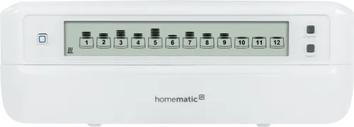 Homematic IP Wired Smart Home Fußbodenheizungscontroller - 12-Fach, motorisch, automatisierte Steuerung für smartere Heizlösungen