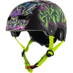 Broken Head Kinder-Fahrradhelm & Skatehelm Board Shredder - Stylischer Kinderhelm für Skater und Radfahrer, leicht und sicher. Mit seinem coolen Design und Nackenschutz ermöglicht er unbeschwertes Fahren und Skaten.
