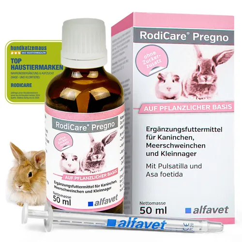 RodiCare Pregno 50 ml von Alfavet bei Scheinschwangerschaft Kaninchen & Nager