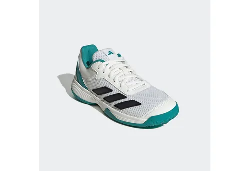 adidas Courtflash Allcourt 2025 Tennisschuhe für Jungen - Größe 38 (5,5) - Laufschuhe für Jungen mit leichtem Mesh-Obermaterial und strapazierfähiger Adiwear Außensohle, ideal für schnelle Bewegungen und Komfort auf dem Tennisplatz.
