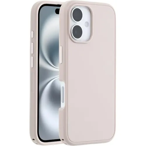 OtterBox Symmetry MagSafe für iPhone 16 - Ballet Shoes (Rose) - Schutzhülle für iPhone 16 mit MagSafe-Kompatibilität, elegantes Design in Ballet Shoes-Rose für optimalen Stil und Schutz.