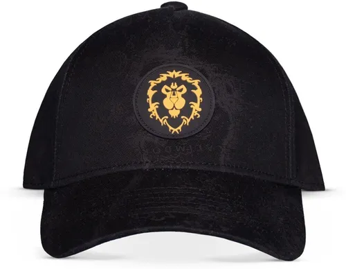 World Of Warcraft - Lion's Head - Adjustable Cap für Männer - Merchandising, stylische schwarze Cap aus 100% Baumwolle, perfekt für Fans von World Of Warcraft und ideal für jeden Anlass.