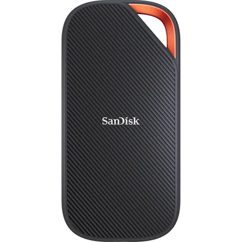 SanDisk Extreme PRO 2 TB Portable SSD - Externe Festplatte mit bis zu 3.800 MB/s Lesegeschwindigkeit, robustes Design nach IP65, ideal für kreative Projekte und den mobilen Einsatz.