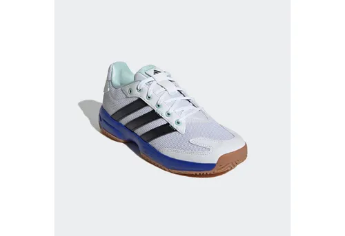 adidas Performance STABIL INDOOR KIDS Hallenschuh weiß 38 EU - Sonstige Kinderschuhe, ideal für Handball mit sportlichem Design und robustem Obermaterial aus Leder und Textil.