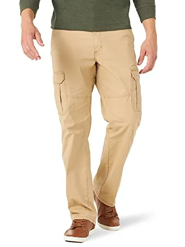 Wrangler Authentics Herren Stretch-Cargohose mit Lockerer Passform Lässige Hose, Travertin Ripstop, Bundweite: 84 cm, beinlänge: 81 cm