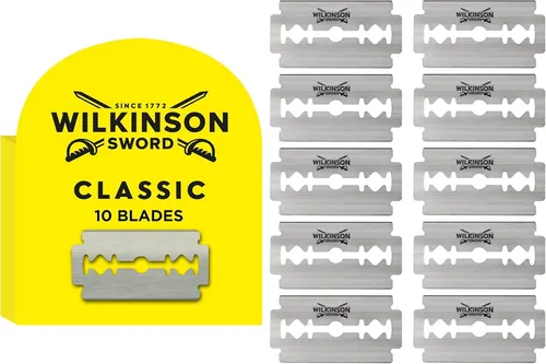 Wilkinson Sword Classic Rasierklingen 5 St. - Nassrasierer, 5 Ersatzklingen für eine perfekte und glatte Rasur, die sanft zur Haut ist und für einen barberähnlichen Schnitt sorgt.