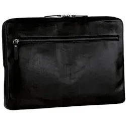 Leonhard Heyden Cambridge Laptophülle aus Leder 41 cm - Schwarz - Elegante Laptophülle aus hochwertigem Leder für 41 cm Geräte. Schützt vor Kratzern und bietet stilvollen Transport für Laptop und Zubehör. Ideal für unterwegs! 