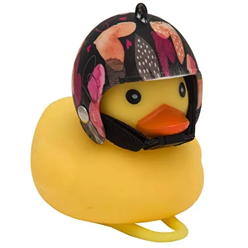 Liix Deko Ducks Quietscheenten für alle gängien Lenkertypen und einfacher Montage für Kinder und Erwachsene (Herzen)