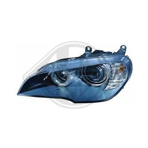 Diederichs Scheinwerfer links für BMW X5 (07->) H1/H7 - Frontscheinwerfer mit Stellmotor für LWR, E-Typ-geprüft und in Bosch-Qualität – ideal für sicheres Fahren bei Nacht.