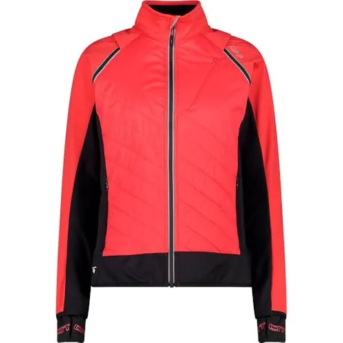 CMP Woman Jacket with Detachable Sleeves Corallo - 40 - Funktionsjacke mit abnehmbaren Ärmeln, ideal für wechselhaftes Wetter und maximale Flexibilität beim Sport.
