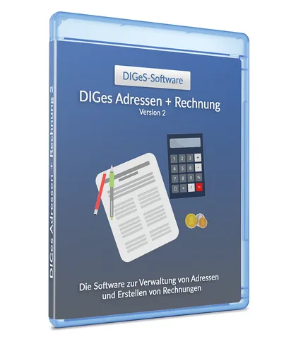 DIGeS Adressen + Rechnung 2- Software für Adressen und Rechnungen