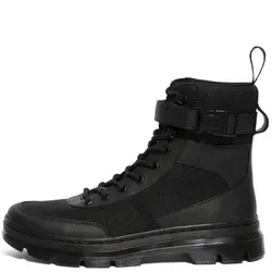 DR MARTENS 8 Tie Boots - Robuste Wanderschuhe in Schwarz - Wanderschuhe mit gerillten Kanten und AirWair-Logo, ideal für Outdoor-Abenteuer und optimalen Tragekomfort.