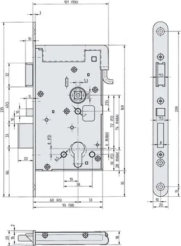 Assa Abloy Elektro-Sicherheitsschloss 809M12-72A65E4D - Schliesszylinder mit modernster Elektronik, bietet höchste Sicherheit und Flexibilität für Ihr Zuhause oder Büro.