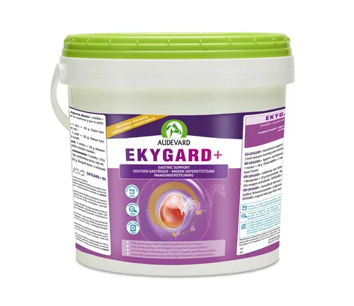 Audevard Ekygard+ 6 kg - Futterergänzung für Pferde zur Magenunterstützung, bietet dreifachen Schutz durch Pectigard Complex und Pflanzenextrakte für eine gesunde Magenschleimhaut und Flora.