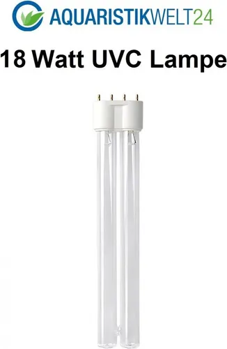Watt UVC Ersatzlampe für Wasserklärer mit 2G11 Sockel 18