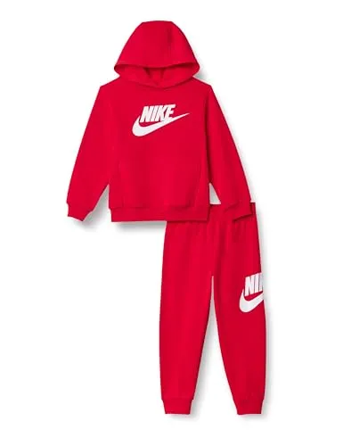 Nike Sportswear Jogginganzug NKN CLUB FLEECE SET (2-tlg) für Babys - Sportlicher 2-teiliges Jogginganzug-Set mit Kapuze für Babys, aus weichem Sweatmaterial, ideal für aktive Kleinkinder und gemütliche Tage.