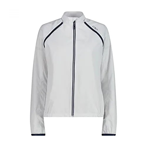 CMP Woman Jacket With Detachable Sleeves bianco (A001) 46 - Funktionsjacke für Damen, 2-in-1 mit abnehmbaren Ärmeln, ideal für Fitness und Training, wasserabweisend und winddicht für alle Wetterbedingungen.