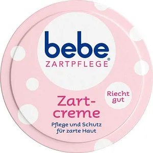 bebe® Zartcreme Hautcreme 150 ml - Körperpflege für empfindliche Haut, mit Vitamin E für optimale Feuchtigkeit und sanfte Pflege, ideal für die tägliche Anwendung.