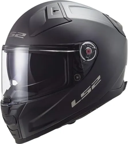 LS2 Vector II Motorradhelm Matt Black XS - Motorradhelm mit hypoallergenem Innenraum, waschbar und optimaler Passform für höchsten Komfort, ECE 22.06 zugelassen.