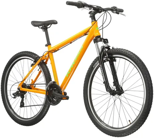 KROSS MTB Hardtail Hexagon 1.0 26" orange – 21 Gänge - Das KROSS Hexagon 1.0 ist ideal für Abenteuer abseits der Stadt. Mit einem leichten Aluminiumrahmen, robuster Shimano Schaltung und zuverlässigen Scheibenbremsen bietet es sportlichen Fahrspaß und hohe Langlebigkeit.